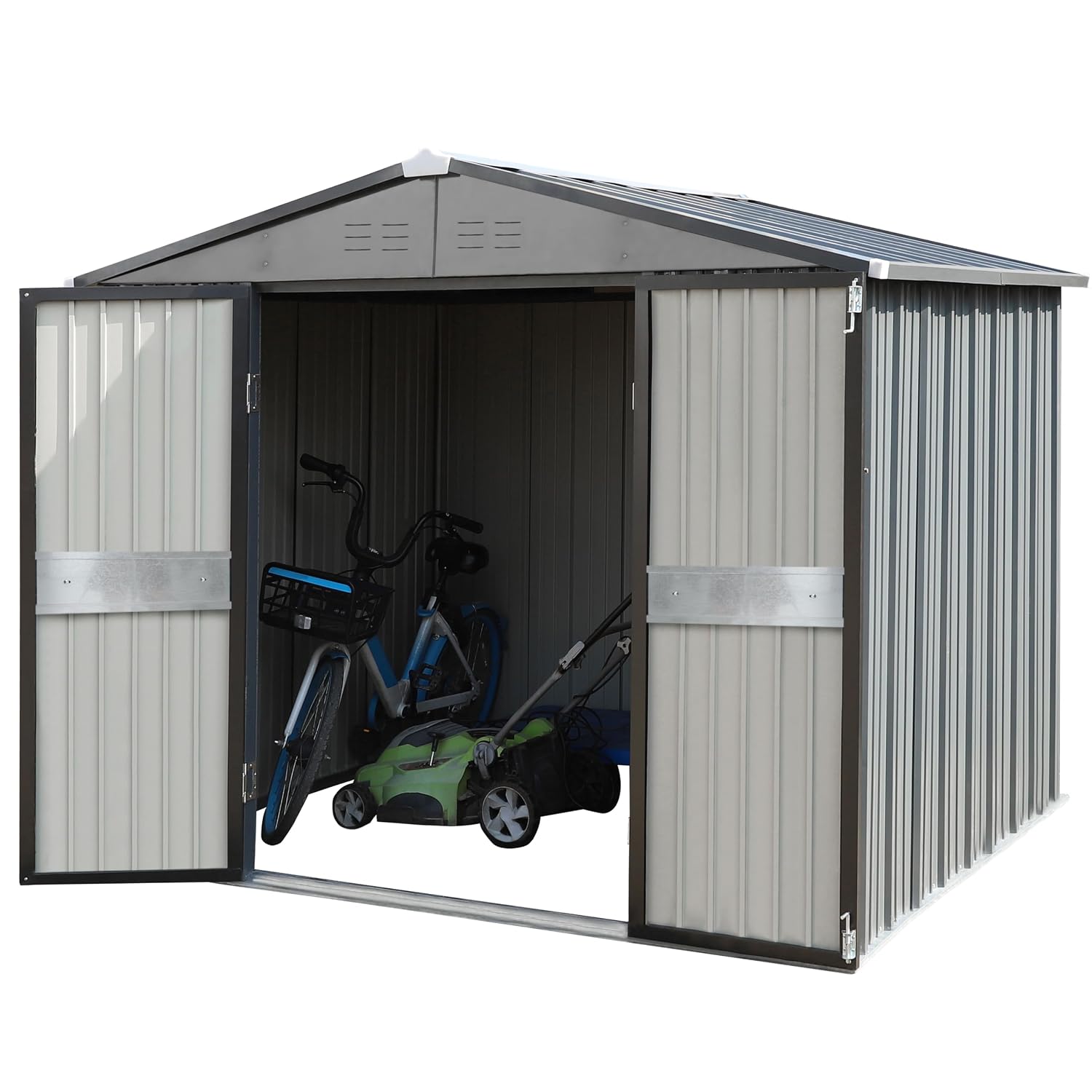 Gardening Tools Of - 10' x 10' Outdoor Storage Shed