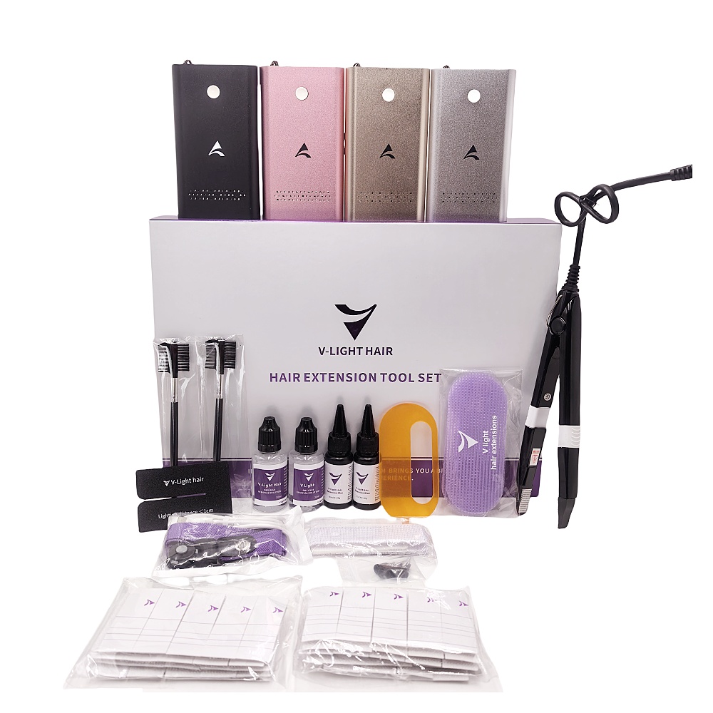 Grafting Tape - V-Light Technology Hair Extension Set with