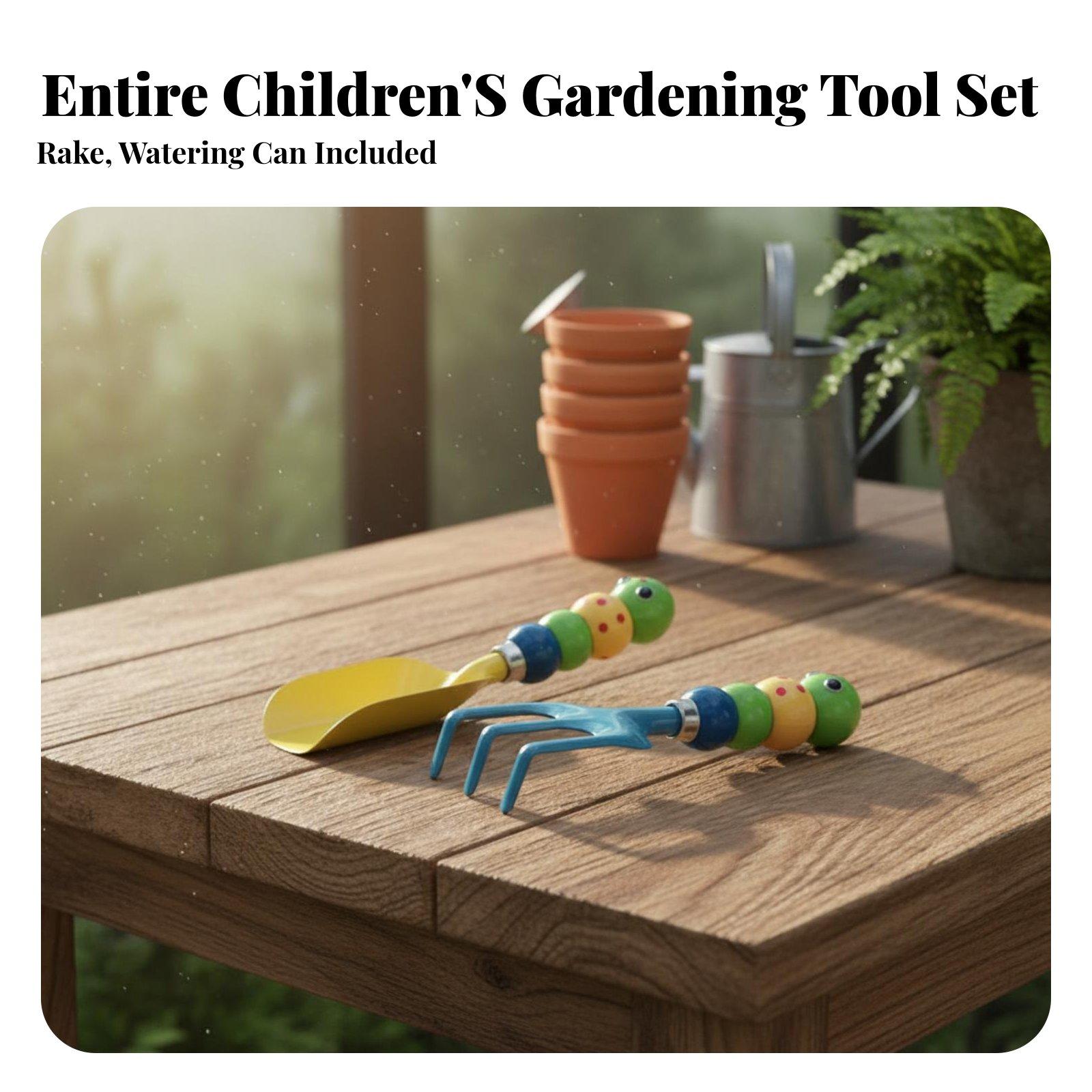 Gardening Tools For Young Children - 3 Pieces Kids Gardening Tools Child-Sized