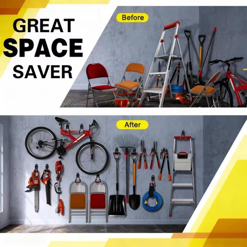 Heavy Duty Wall Mount Iron Hoo - đánh giá và giá Gardening Tools Holder