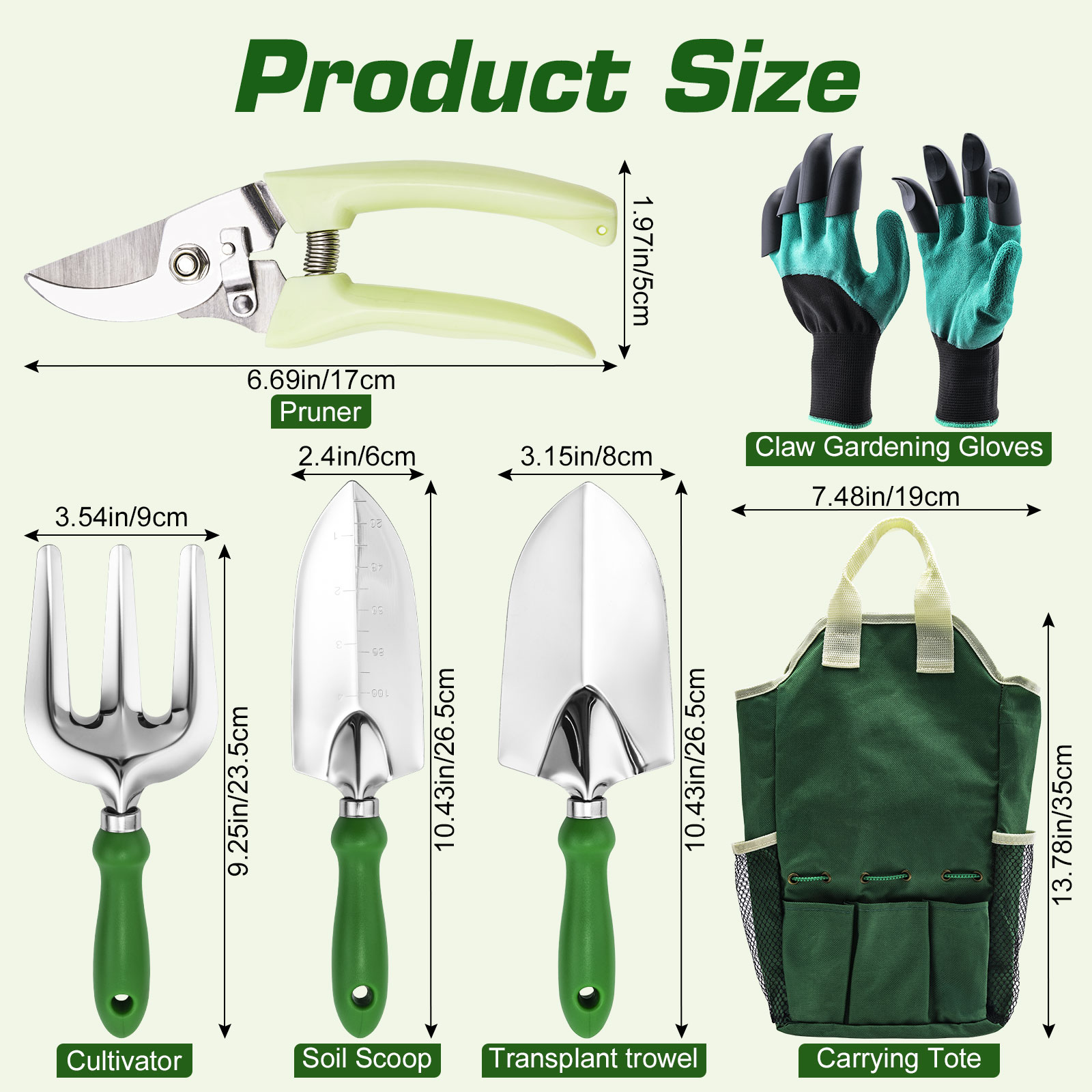 Goture Gardening Tools Set Inc - đánh giá và giá Gardening Tools Trowel