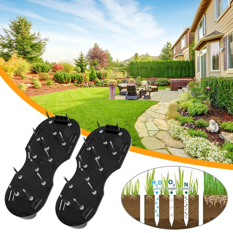 1 Pair Lawn Aerator Sandals Gr - đánh giá và giá Gardening Tools Revit