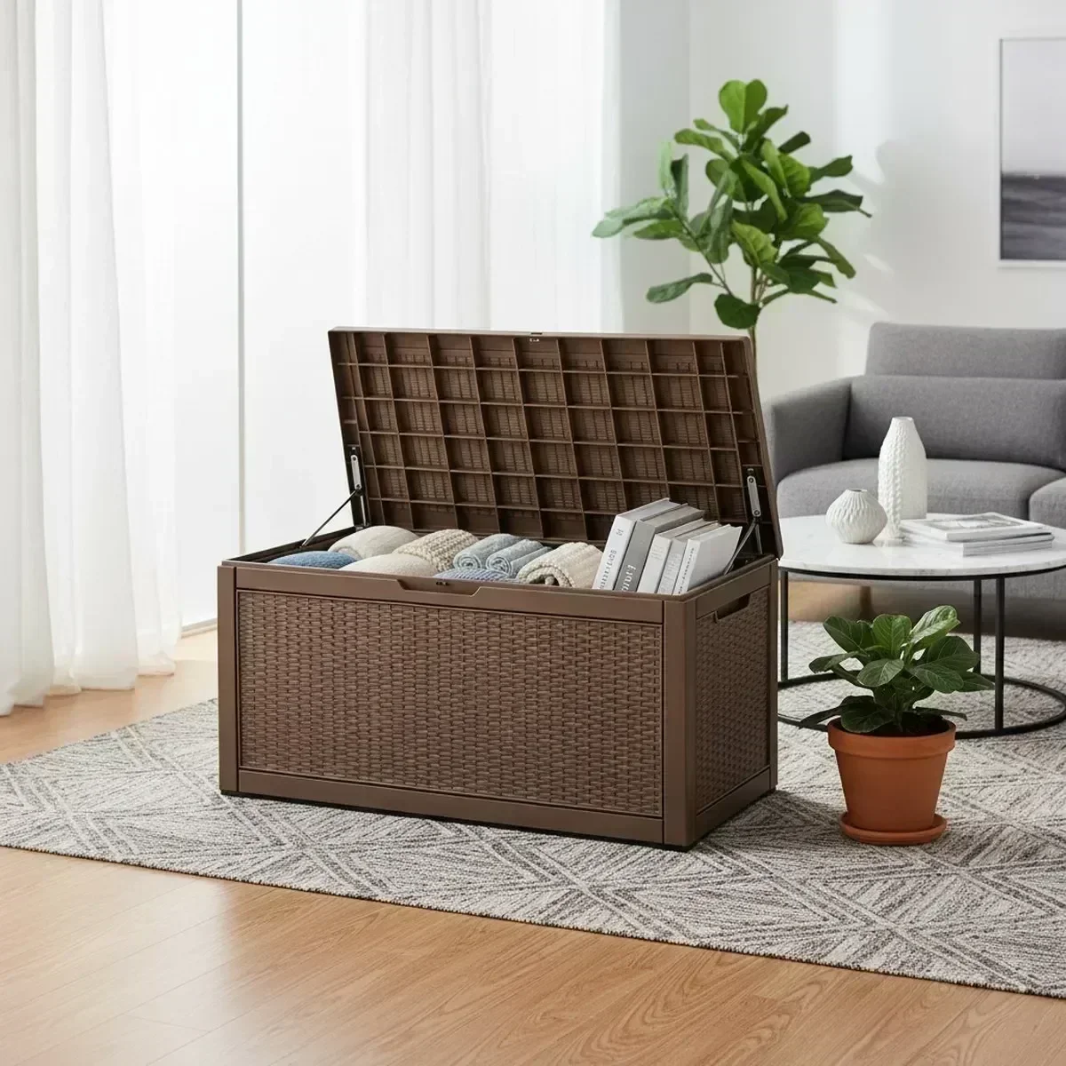 Large Outdoor Storage Bench Wa - đánh giá và giá Gardening Tools Holder